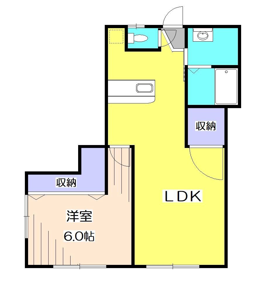 【所沢市若狭のマンションの間取り】