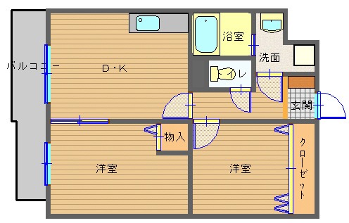 AXIA DAIWA　～アクシア・ダイワ～の間取り