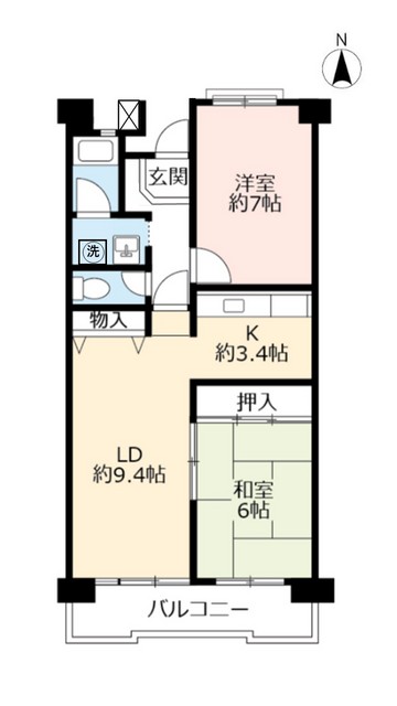 ＵＲポートアイランドの間取り