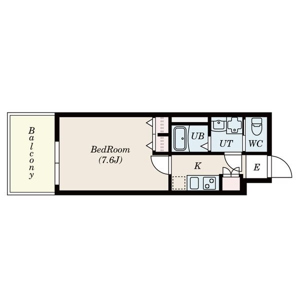 名古屋市瑞穂区苗代町のマンションの間取り