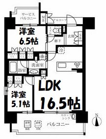 グランパセオ名駅那古野の間取り