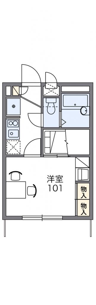 大里郡寄居町大字末野のアパートの間取り