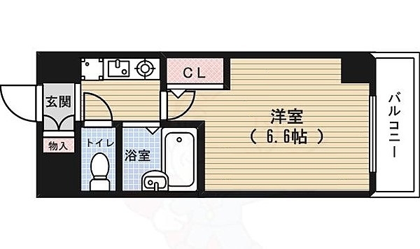 【ラナップスクエア京都北野の間取り】