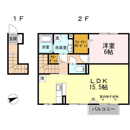 リヴェールの間取り