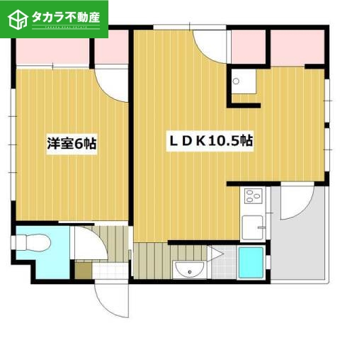 東和荘A棟の間取り