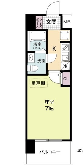 セレニテ東三国ミラクの間取り
