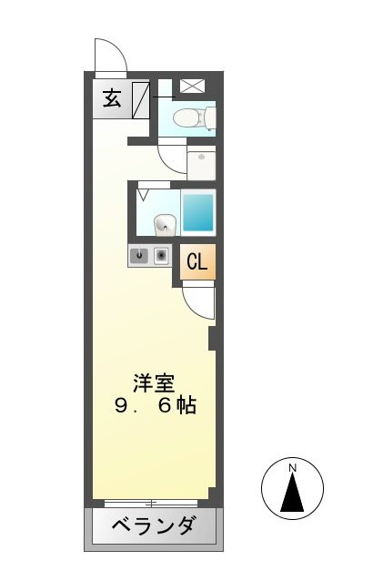 エレガンスみやもとの間取り