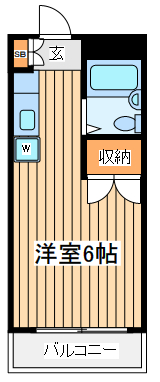 横浜市青葉区さつきが丘のマンションの間取り