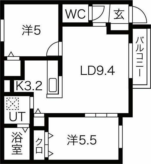 Encore北27条(アンコール北27条)の間取り