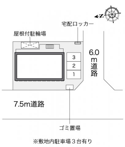 【レオパレスソレイユのエントランス】