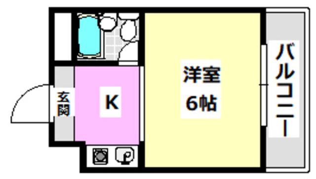 摂津市香露園のマンションの間取り