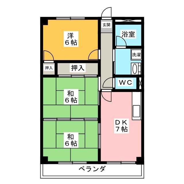 コートプロスパ―Iの間取り