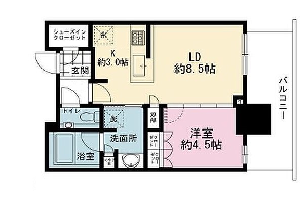 ブランズタワー芝浦の間取り