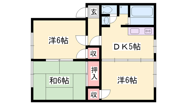 パナハイツエデンの間取り