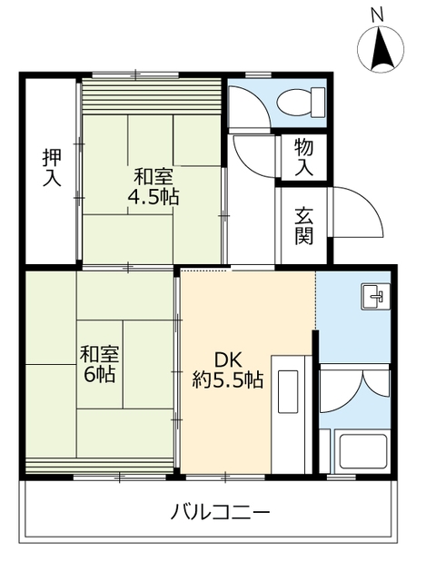 ＵＲ志徳の間取り