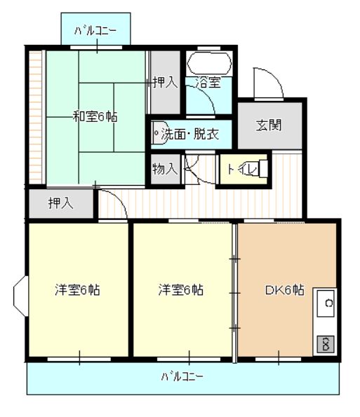 パレス富塚の間取り