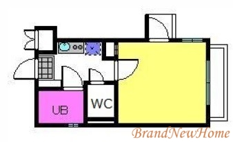 堺市北区常磐町のマンションの間取り