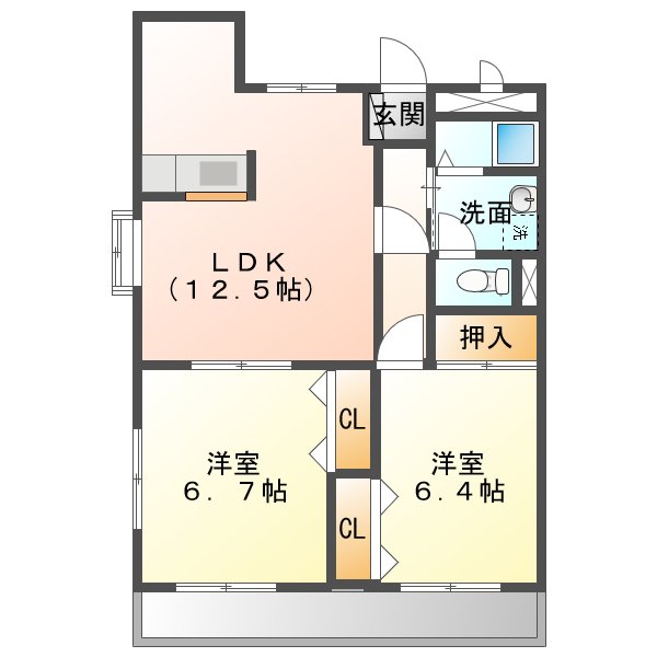 タプロ―コートの間取り