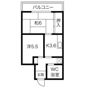 gu-ug東桜 (片岡ハウス)の間取り