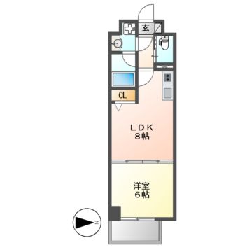 HF名駅北レジデンス　EASTの間取り