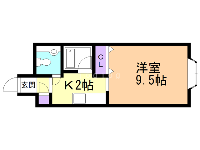 ペイサージュ港町の間取り