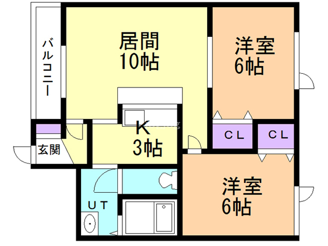 グレイス小泉Iの間取り