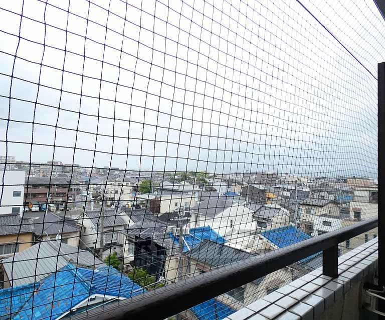 【京都市左京区田中西高原町のマンションの眺望】