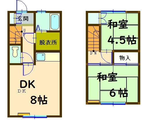 アキヤマハイツの間取り