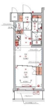 墨田区八広のマンションの間取り