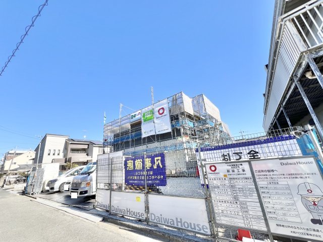 【四街道市下志津新田のアパートの建物外観】