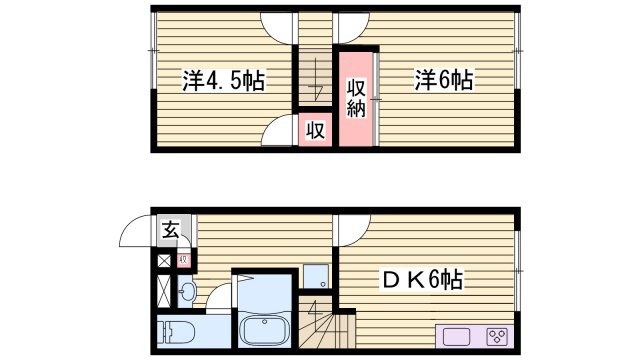 レオパレスドリームの間取り