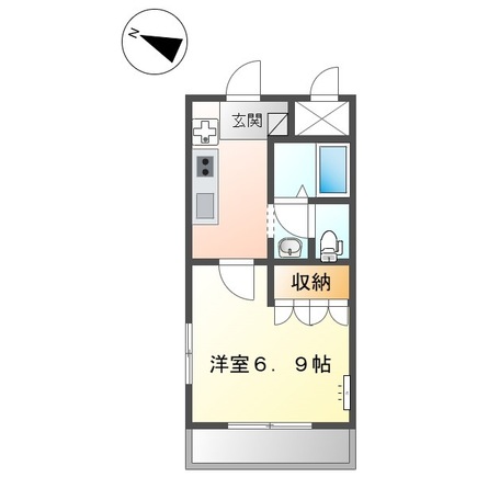 知立市谷田町本林のアパートの間取り