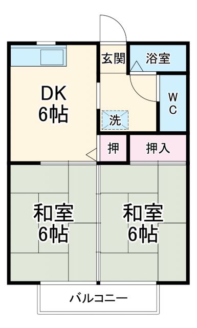 高須ハイツの間取り