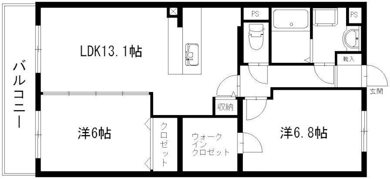 クレイドルステージ初生の間取り