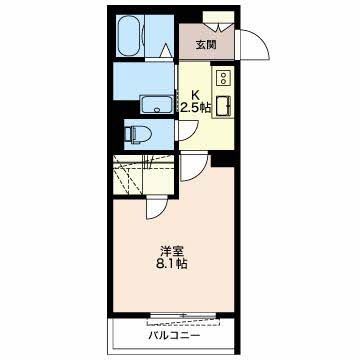 【蒲郡市栄町のマンションの間取り】