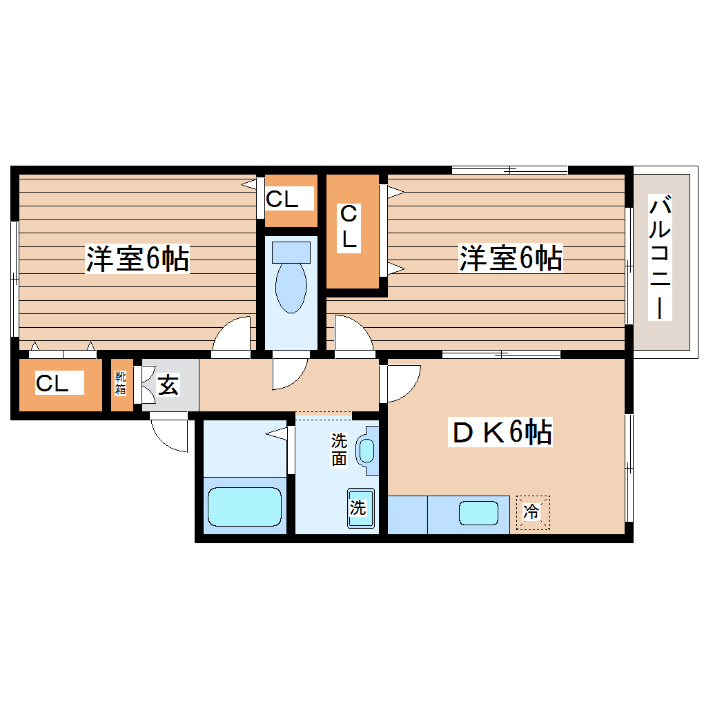 セントポーリアIIの間取り