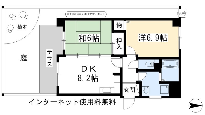 エーデル宝ヶ池の間取り