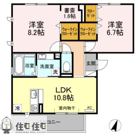 リヴェールの間取り