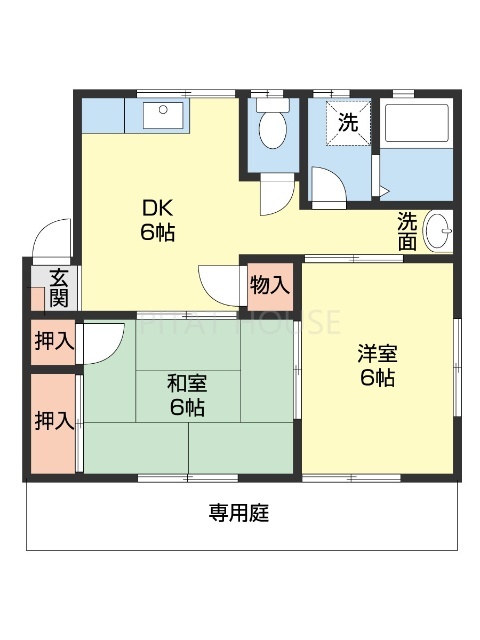 ローズ北出島の間取り