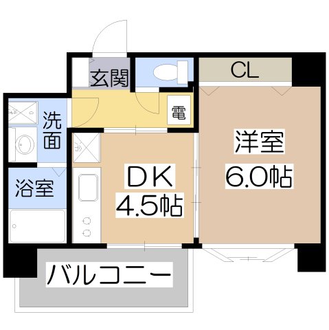 アパルト文の里の間取り