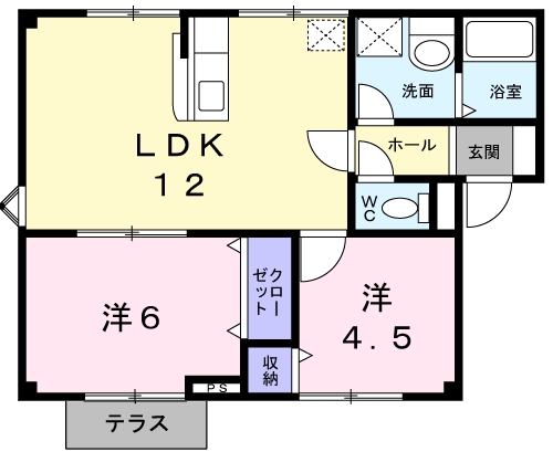 [家電付き] メゾンラフィーネの間取り