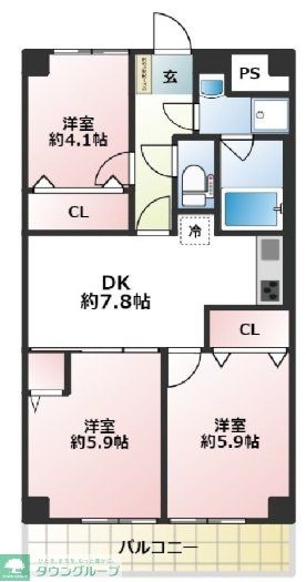 ソフトタウン立石の間取り