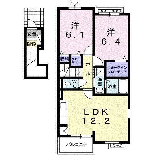 ラフレシールの間取り