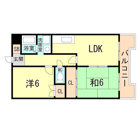 サンロイヤル神戸西の間取り