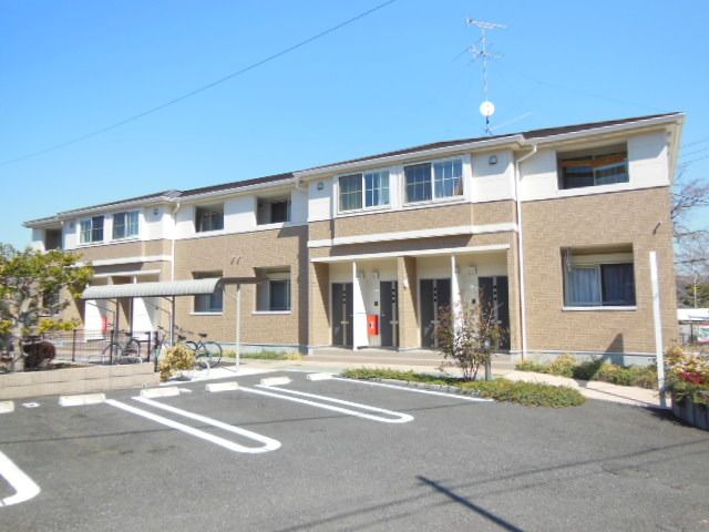 建物外観　♪ツートンカラーのお洒落な外観♪