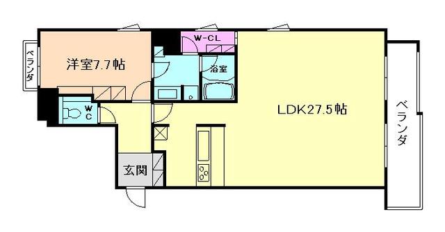 リバーサイドタワー中之島の間取り