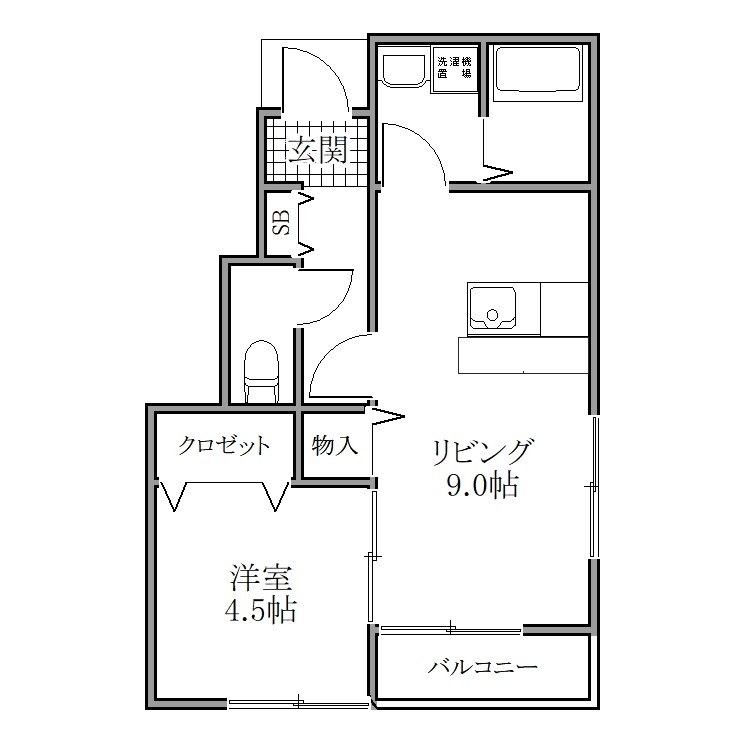 エリオントB_間取り_0