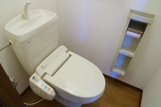 トイレ　類似室内。クロス・床・建具等の色が異なる場合がございます。