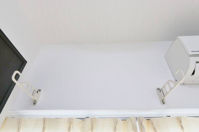 その他設備　室内物干しがあります