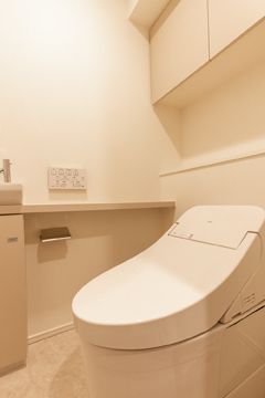 トイレ　ゆったりとした空間のトイレです